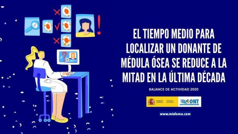 El tiempo medio para localizar un donante de médula ósea se reduce a la mitad en la última década El tiempo medio para localizar un donante de médula ósea se reduce a la mitad en la última década